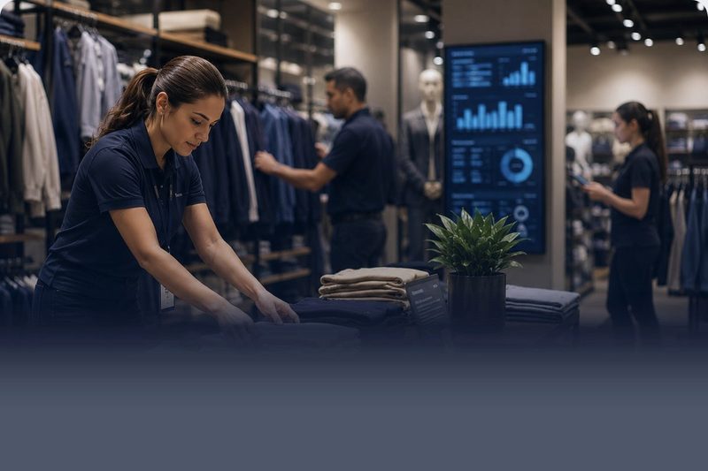 Modern retail technology in a Sears store